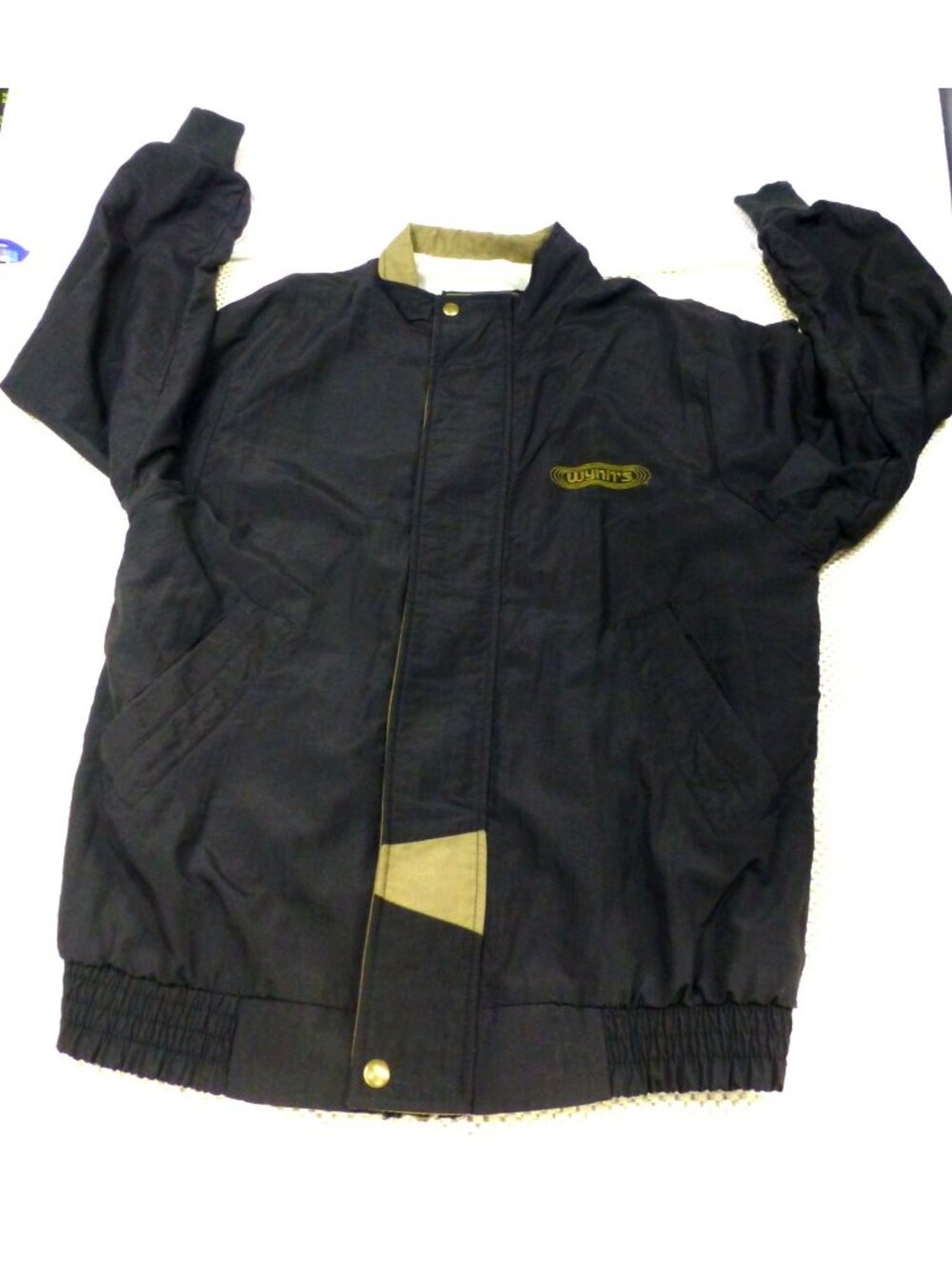 VTG K-Products Wynns  Automotive Products Black Nylon Jacket Med USA Lightweight